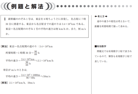 物理基礎例題と解法