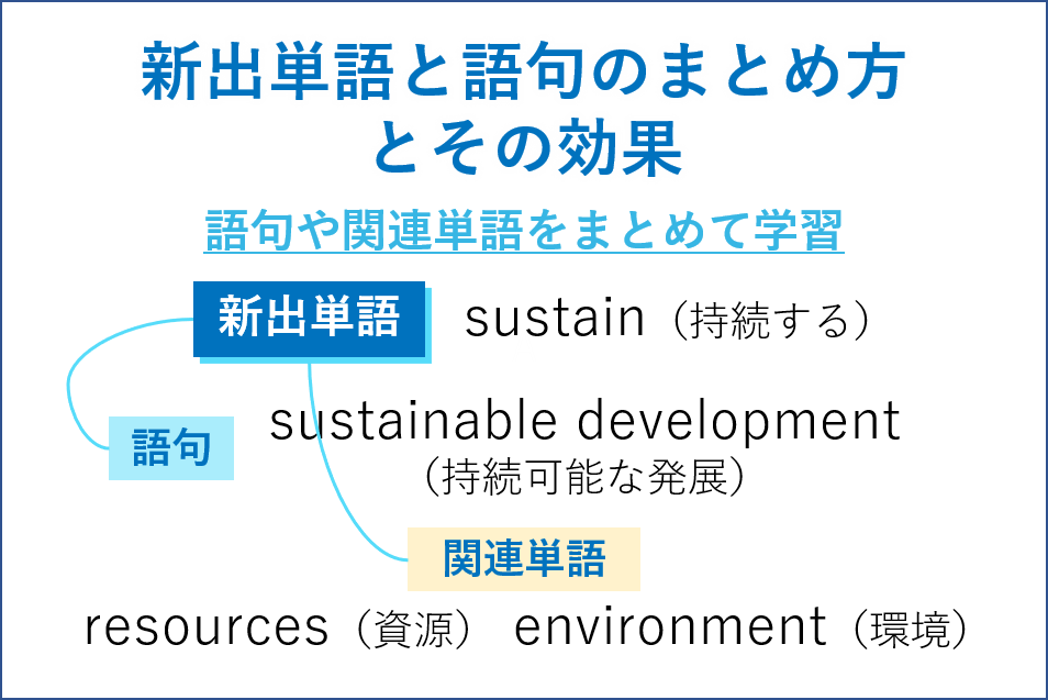 新出単語と語句のまとめ方とその効果